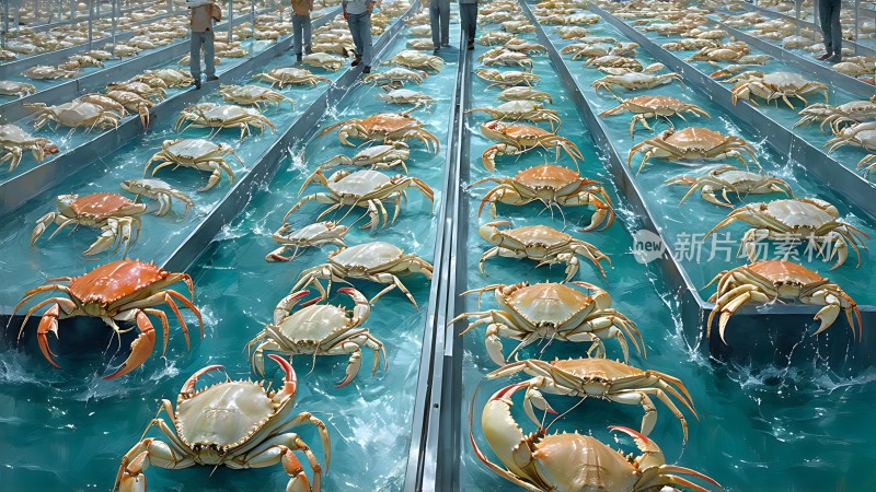 人工养殖大闸蟹