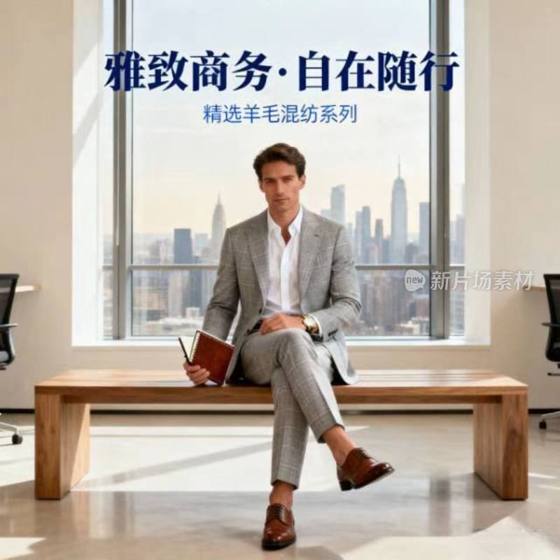 男装 服饰 广告 海报 宣传图