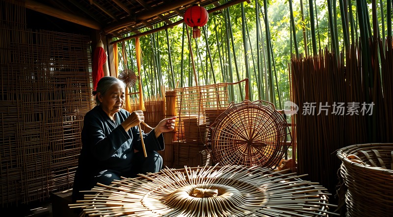 竹编传承人匠心独运