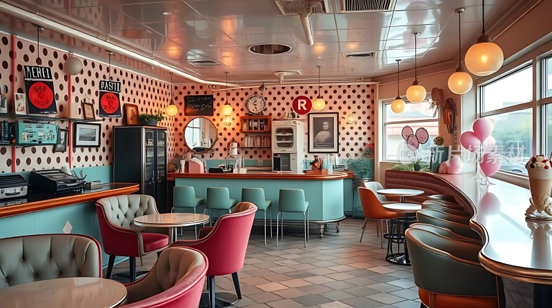 复古餐厅温馨氛围