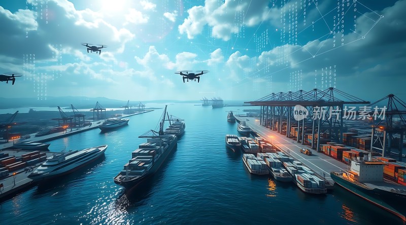 智慧港口未来物流新篇章