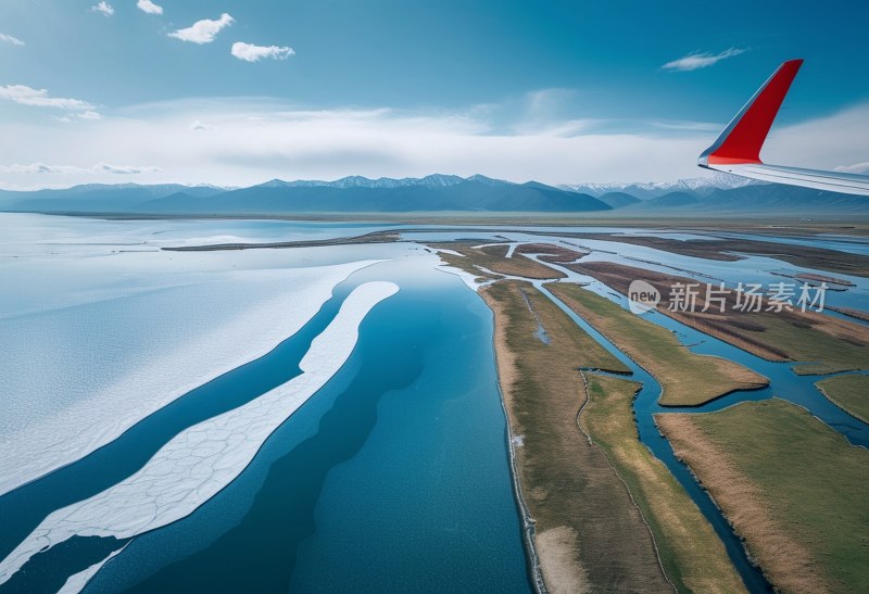 青海湖春融美景