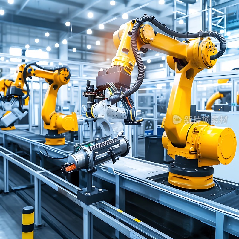 工业机器人生产线高效运作