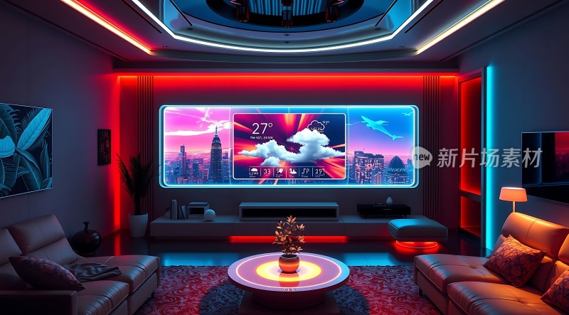 未来主义家居设计科技感十足