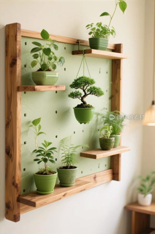 室内绿植墙面装饰