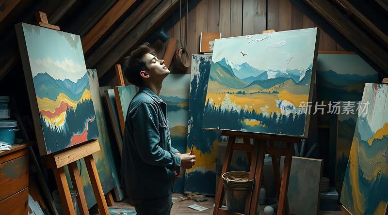 艺术家的灵感之源——色彩与自然的交响曲