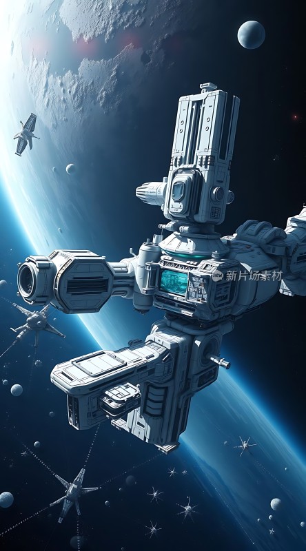 太空探索星际飞船与宇宙星球