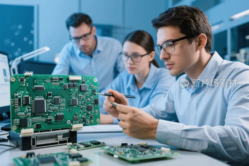 实验室电子元件测试