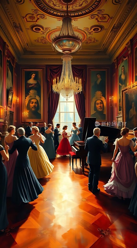 金色大厅里的优雅舞会