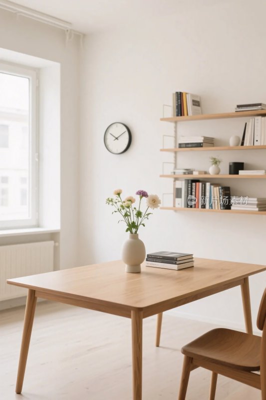 简约室内书房场景