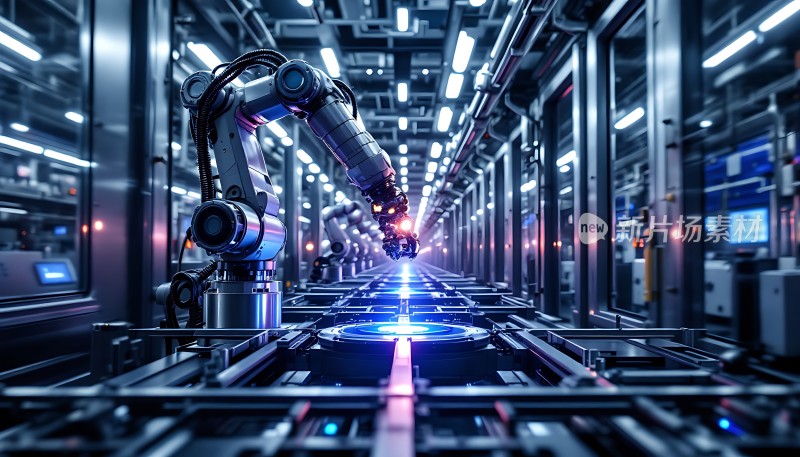 未来工厂智能机器人生产线