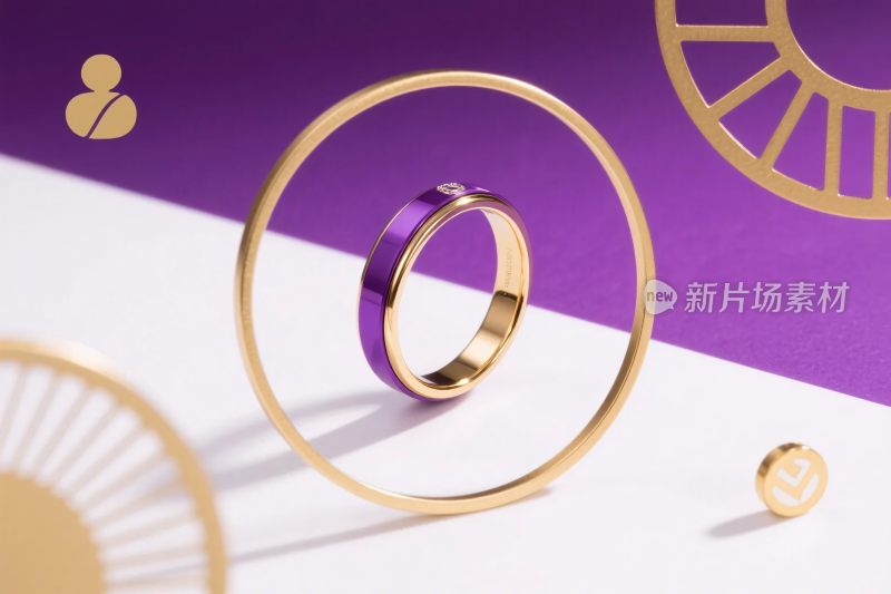 珠宝戒指设计插画