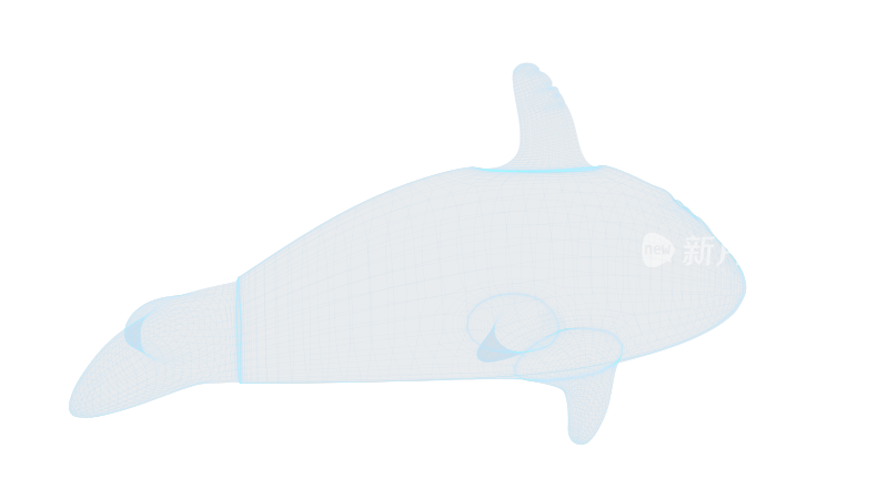 海豚气球 鲸鱼抱枕海洋生物可爱大鱼鲨鱼