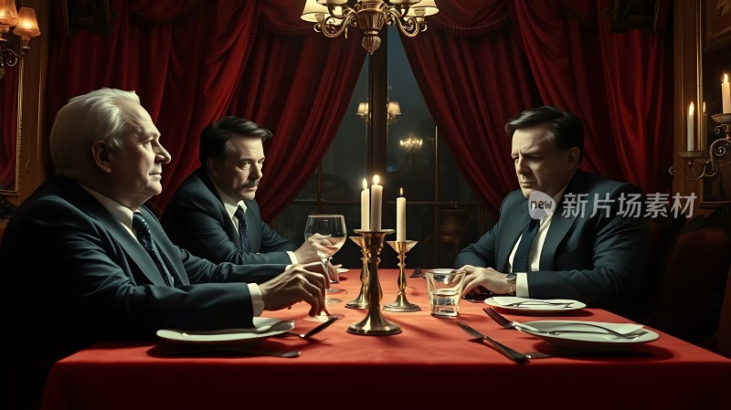 三人密谋烛光晚餐