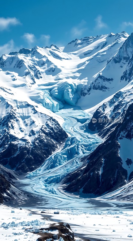 冰川之谷雪域奇观