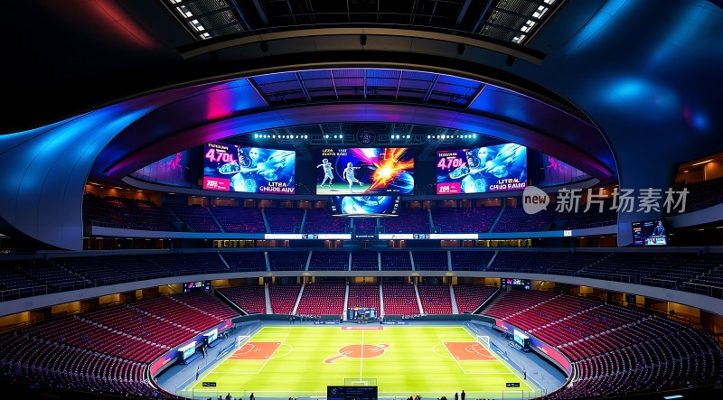新片场素材 现代化篮球馆