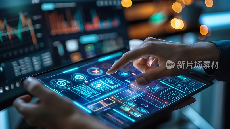 智能操作的未来科技界面