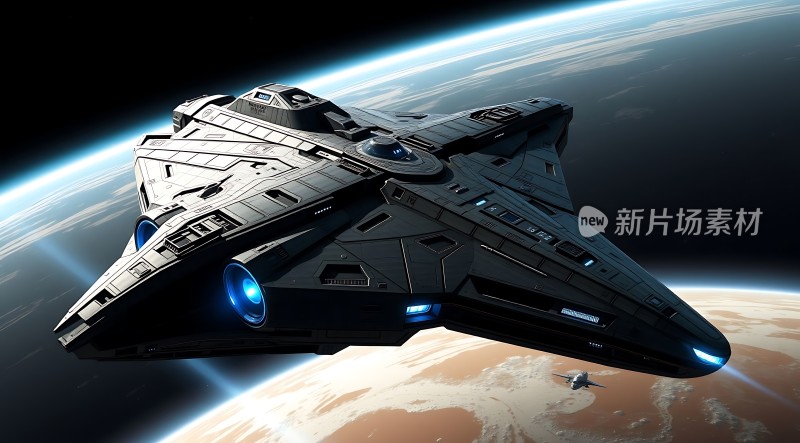 星际飞船探索未知宇宙