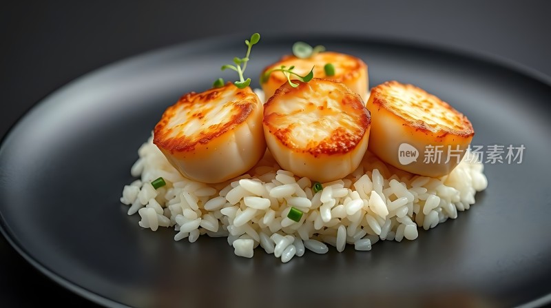 香煎海鲜盖浇饭