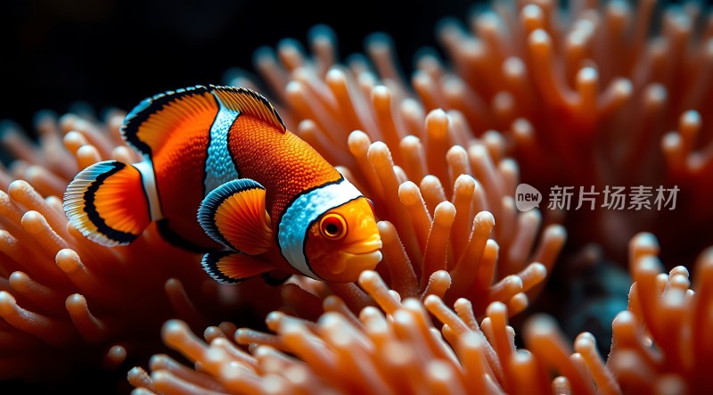 小丑鱼与海葵共舞