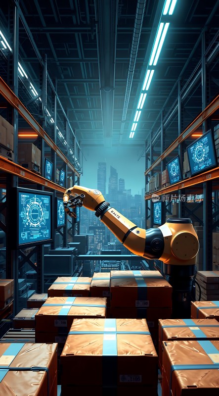 智能仓储机器人高效作业