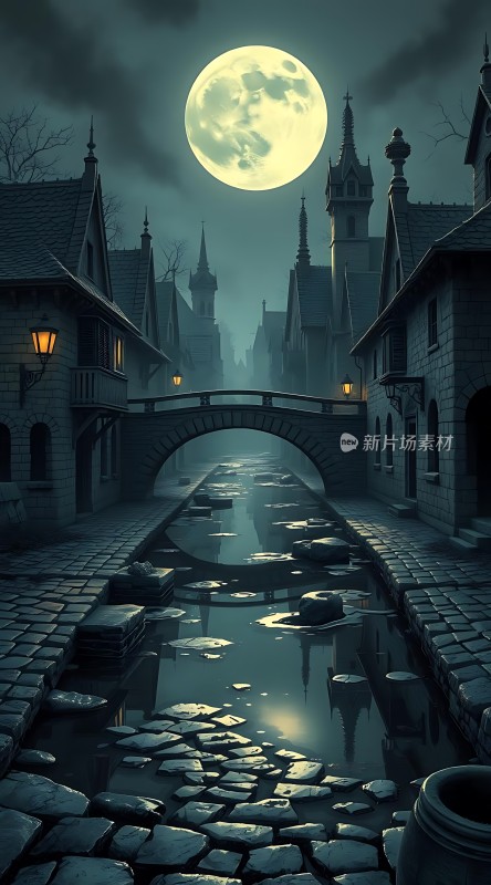 月下古街