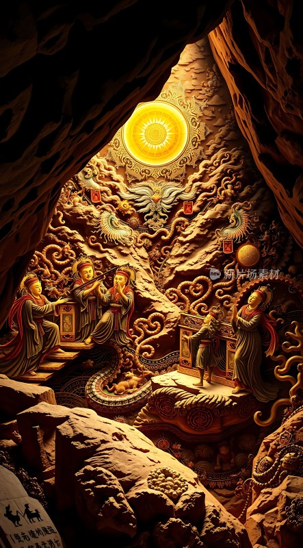 岩洞中的神话世界