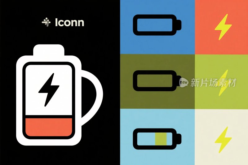 电池充电图标设计