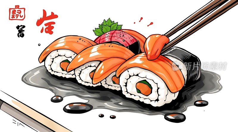 寿司盛宴诱人呈现！