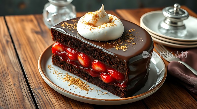 巧克力草莓蛋糕