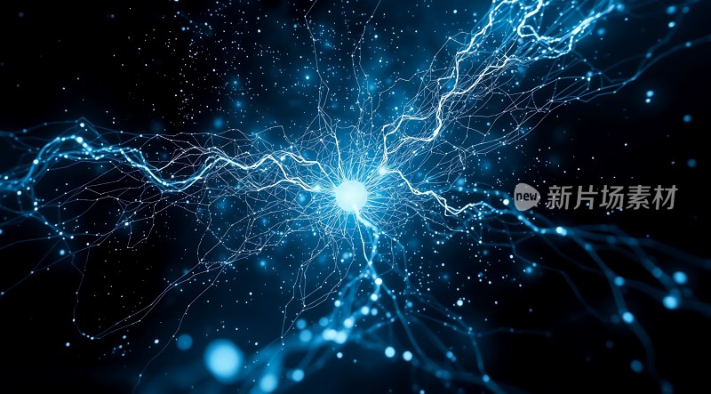 蓝色神经元网络