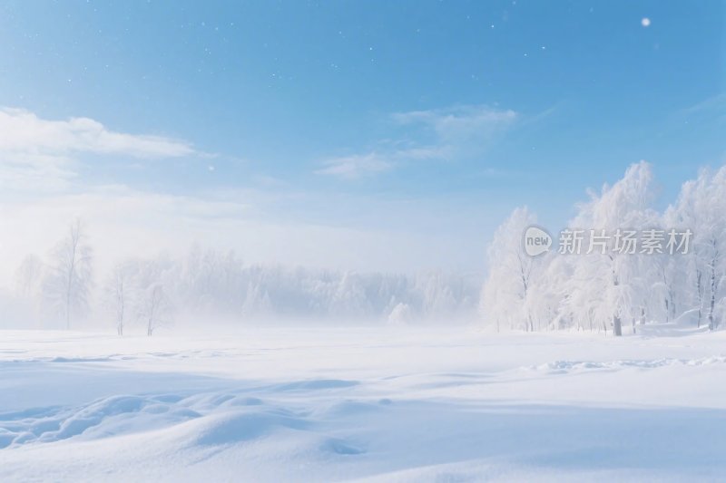 冬日雪景风景
