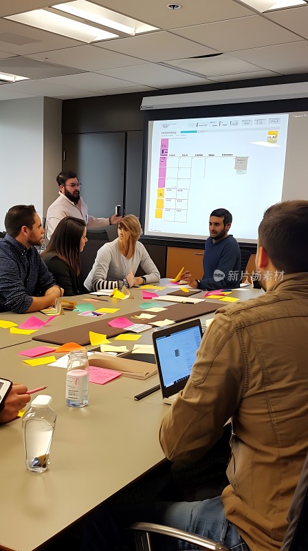 头脑风暴会议团队协作与创意碰撞