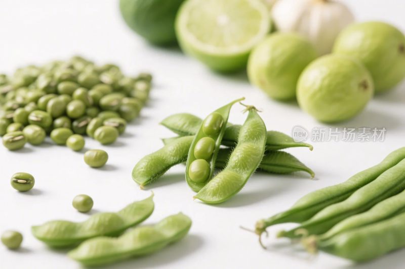 新鲜蔬果食材展示