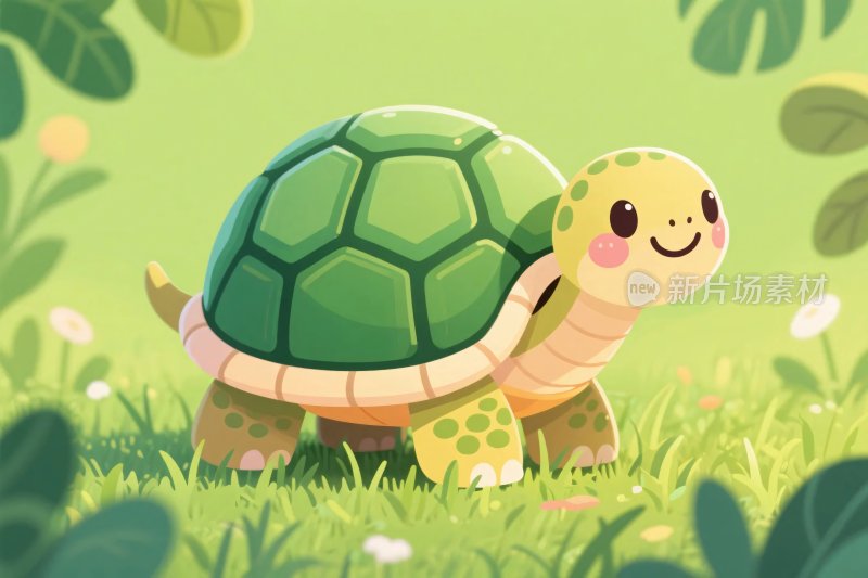 卡通乌龟插画