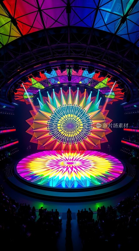 多彩光影盛宴视觉震撼体验