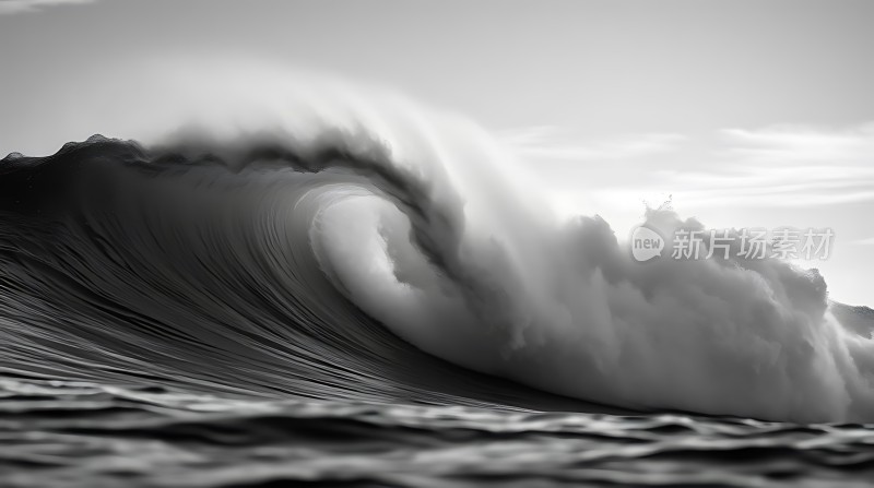 海浪翻滚气势磅礴