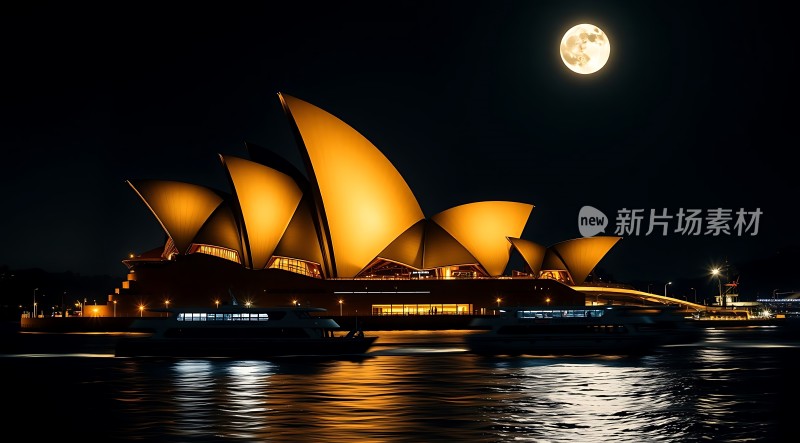 悉尼歌剧院夜景