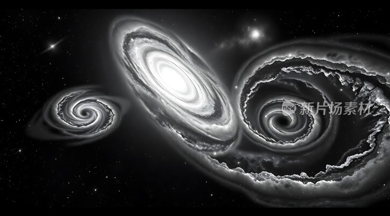 宇宙螺旋星系之美