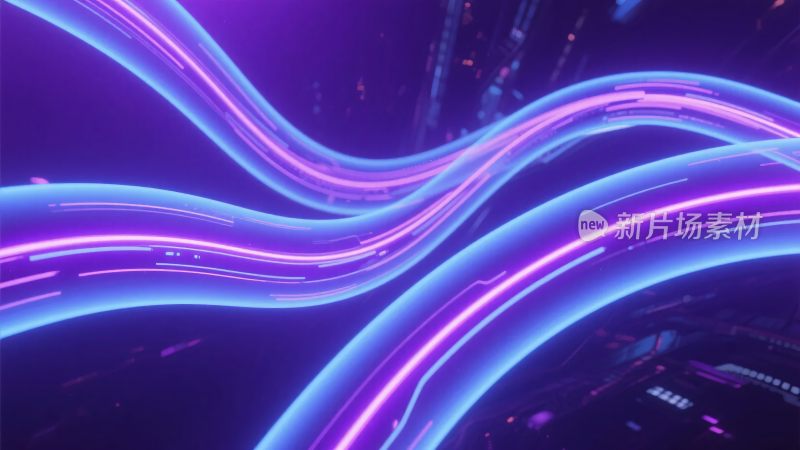 炫彩霓虹光线背景图