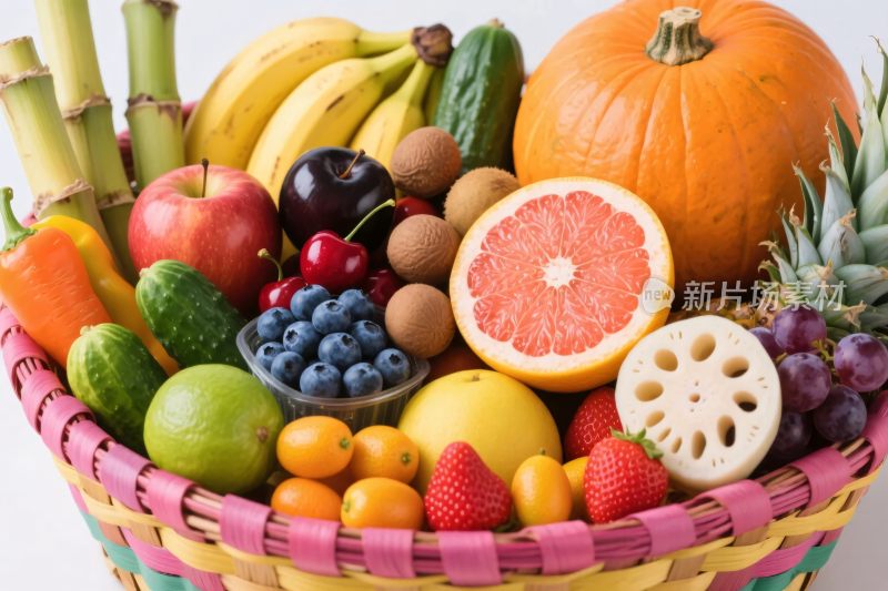 丰富果蔬篮子