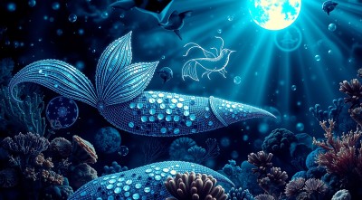 深海幻境神秘生物与珊瑚共舞 深海幻境神秘生物与珊瑚共舞