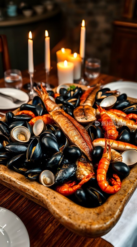 烛光晚餐海鲜盛宴