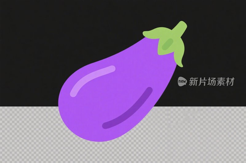 卡通茄子插画