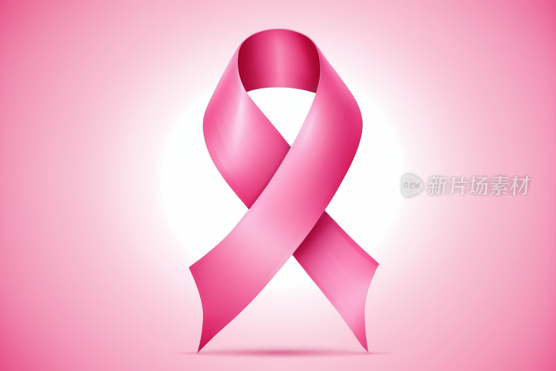 粉色丝带粉色背景有阴影高清图片