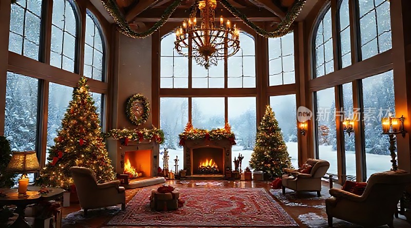 圣诞温馨客厅