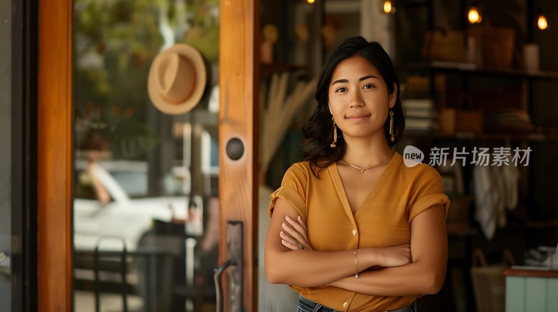 新片场素材 时尚女性优雅亮相