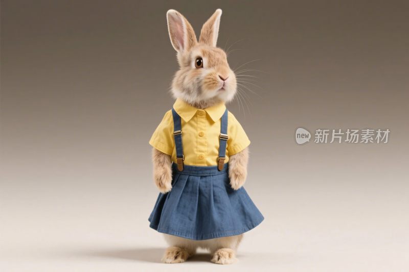 拟人化服饰兔子玩偶