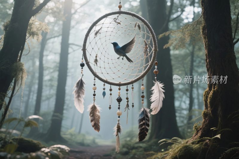 森林中的捕梦网