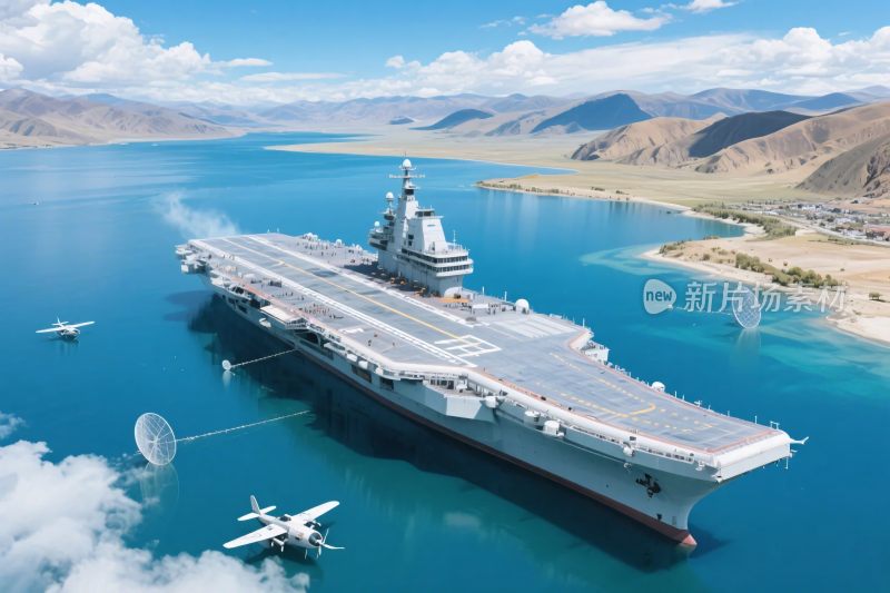 海上航母舰载机场景